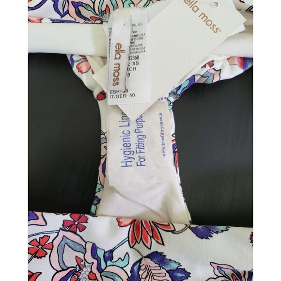 NWT ELLA MOSS Folktale Shirred Side Multicolored Boho‎ Bikini Bottom Size XS - Picture 9 of 9